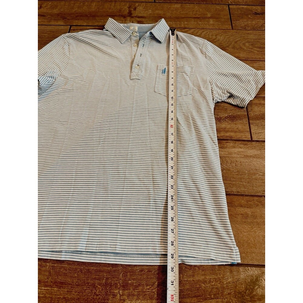 Johnnie O Polo Size XL Lot Of 3 Golf Shirts Solid Striped Blue White Pink LNC - Picture 3 of 13